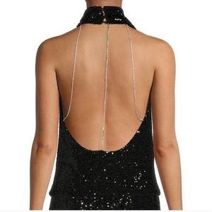 Gianni Bini Sienna Sequin Halter Top